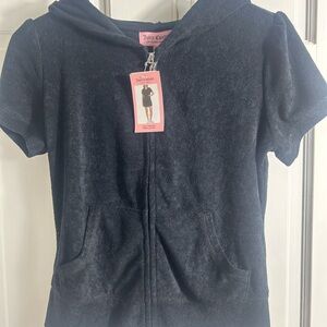 Juicy Couture NWT Black French Terry Jacket